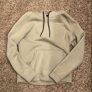 Light Olive Green Alphalete Hoodie